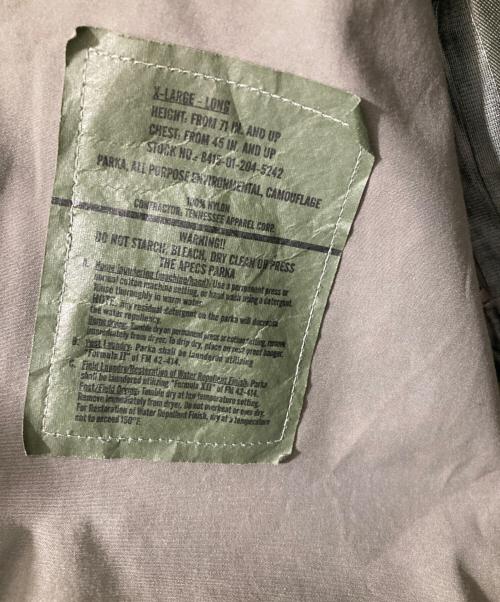 USAF（ユーエスエーエフ）USAF (ユーエスエーエフ) parka all purpose environmental camouflage ベージュ サイズ:XLの古着・服飾アイテム