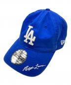 New Era×RALPH LAURENニューエラ×ラルフローレン）の古着「コラボキャップ」｜ブルー