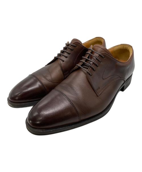 green label relaxing（グリーンレーベルリラクシング）green label relaxing (グリーンレーベルリラクシング) 5アイレット ストレートチップ ドレスシューズ ブラウン サイズ:29の古着・服飾アイテム