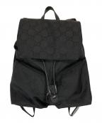 GUCCIグッチ）の古着「GGナイロンリュック」｜ブラック