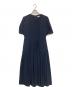 CELFORD（セルフォード）の古着「半袖ワンピース」｜ネイビー