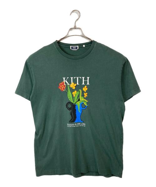 KITH（キス）KITH (キス) Still Life Vintage Tee グリーン サイズ:Sの古着・服飾アイテム