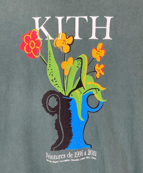 KITH（キス）KITH (キス) Still Life Vintage Tee グリーン サイズ:Sの古着・服飾アイテム