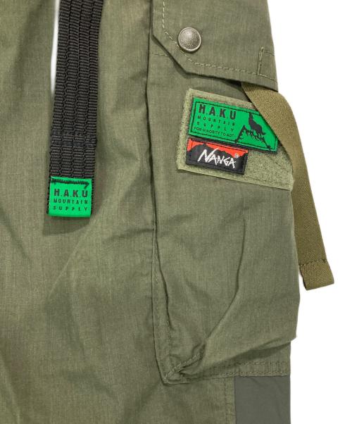 HAKU（ハク）HAKU (ハク) NANGA (ナンガ) CORDURA DOUBLE WEAVING グリーン サイズ:Ⅿの古着・服飾アイテム