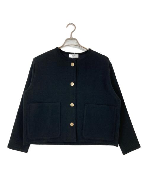 SLOBE IENA（スローブ イエナ）SLOBE IENA (スローブ イエナ) ダブルフェイスニットジャケット ブラック サイズ:FREEの古着・服飾アイテム