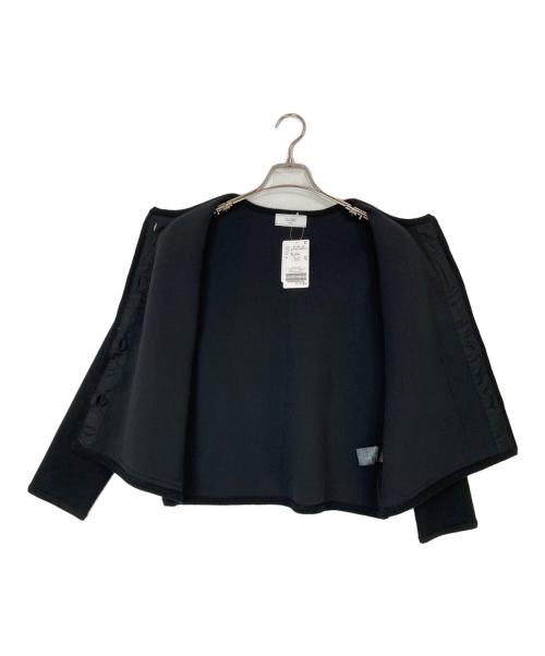 SLOBE IENA（スローブ イエナ）SLOBE IENA (スローブ イエナ) ダブルフェイスニットジャケット ブラック サイズ:FREEの古着・服飾アイテム