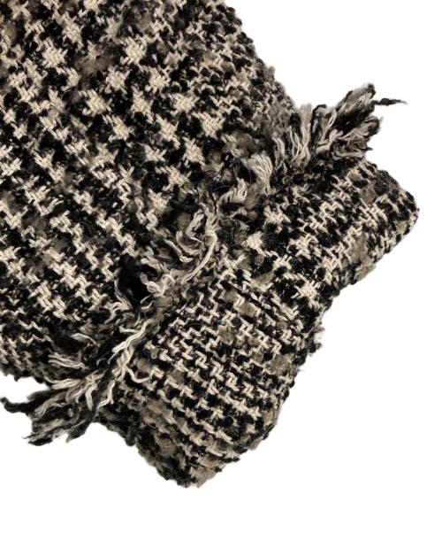 CLANE（クラネ）CLANE (クラネ) ミックスツイードブルゾン ブラック サイズ:2の古着・服飾アイテム