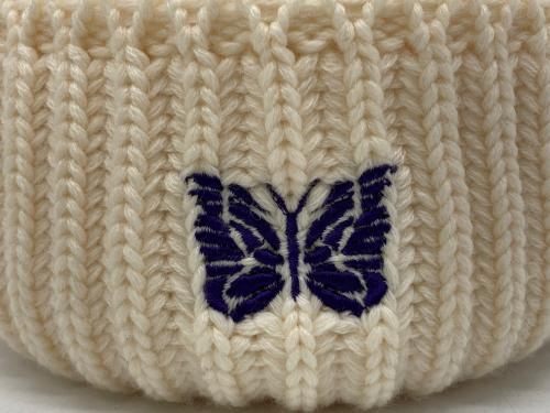 Needles（ニードルズ）Needles (ニードルズ) ニット帽/Watch Cap Merino wool アイボリーの古着・服飾アイテム