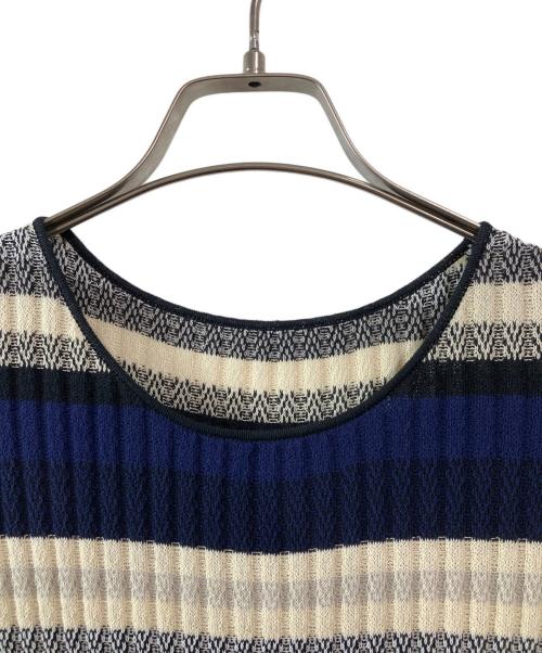 Ameri（アメリ）AMERI (アメリ) MULTI BORDER KNIT DRESS アイボリー サイズ:Mの古着・服飾アイテム