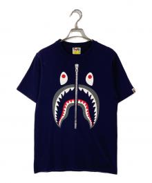 A BATHING APE（アベイシングエイプ）の古着「SHARK TEE」｜ネイビー