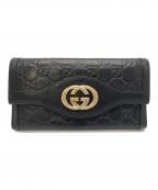 GUCCIグッチ）の古着「長財布」｜ブラック
