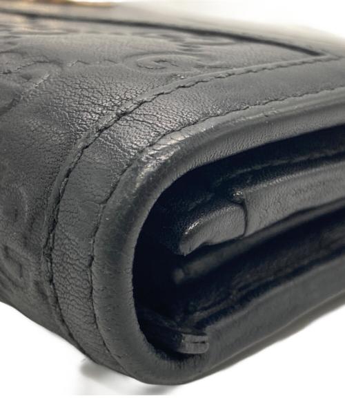 GUCCI（グッチ）GUCCI (グッチ) 長財布 ブラックの古着・服飾アイテム