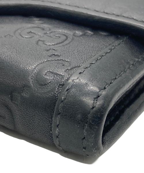 GUCCI（グッチ）GUCCI (グッチ) 長財布 ブラックの古着・服飾アイテム