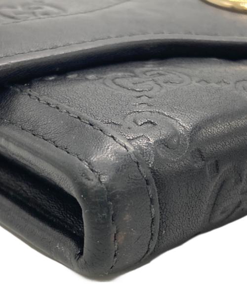 GUCCI（グッチ）GUCCI (グッチ) 長財布 ブラックの古着・服飾アイテム