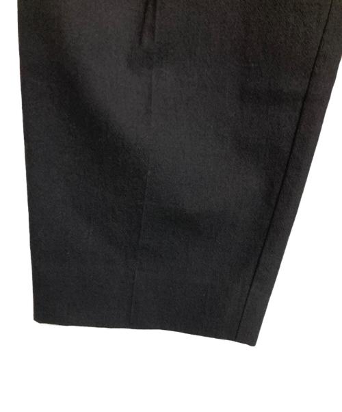 kontor（コントール）kontor (コントール) Wool 2 Tuck Trousers ブラック サイズ:２の古着・服飾アイテム