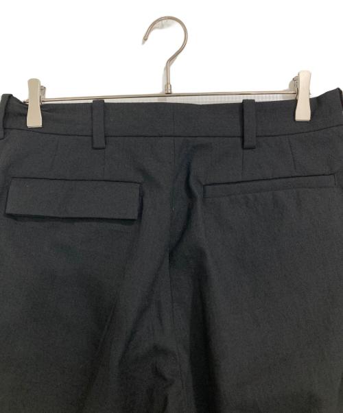 kontor（コントール）kontor (コントール) Wool 2 Tuck Trousers ブラック サイズ:２の古着・服飾アイテム