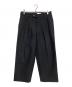 kontor（コントール）の古着「Wool 2 Tuck Trousers」｜ブラック
