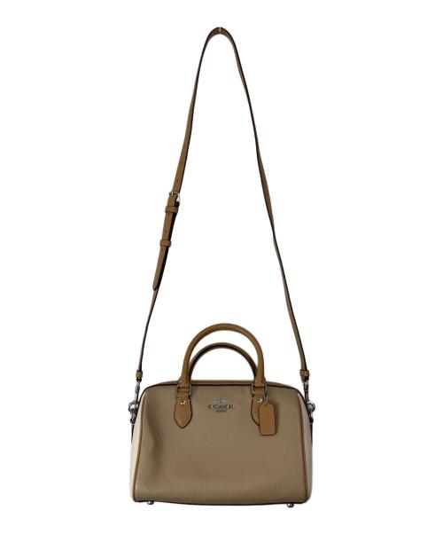 COACH（コーチ）COACH (コーチ) サッチェルバッグ ブラウンの古着・服飾アイテム