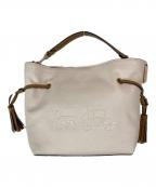 COACHコーチ）の古着「2WAYショルダーバッグ」｜ベージュ