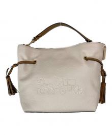 COACH（コーチ）の古着「2WAYショルダーバッグ」｜ベージュ