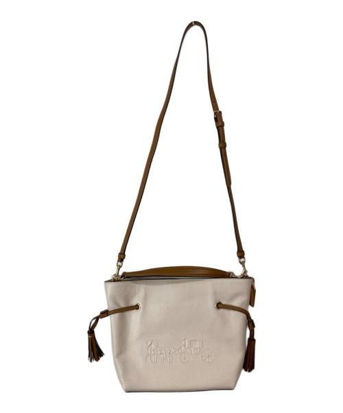 COACH（コーチ）COACH (コーチ) 2WAYショルダーバッグ ベージュの古着・服飾アイテム