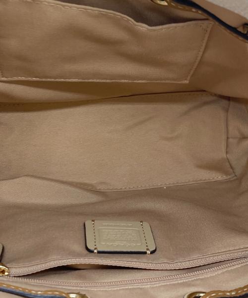COACH（コーチ）COACH (コーチ) 2WAYショルダーバッグ ベージュの古着・服飾アイテム