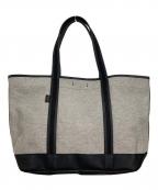 PORTERポーター）の古着「TOTE BAG(L)」｜グレー×ブラック