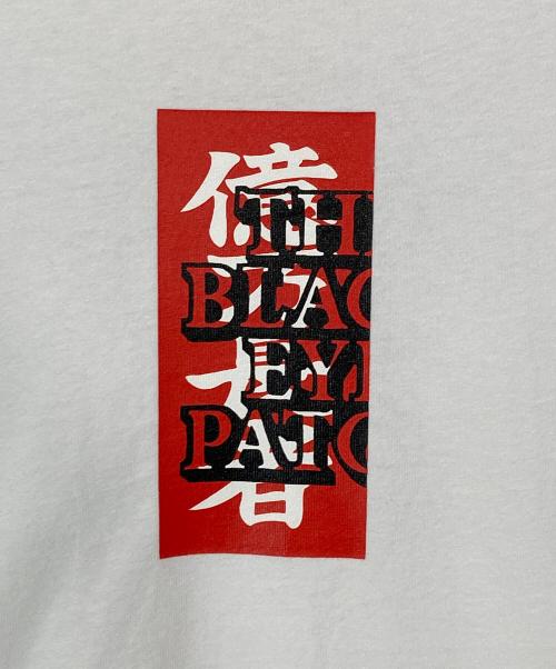 BlackEyePatch（ブラックアイパッチ）BlackEyePatch (ブラックアイパッチ) プリントTシャツ ホワイト サイズ:Ｌ 未使用品の古着・服飾アイテム