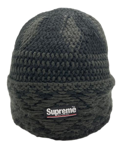 SUPREME（シュプリーム）SUPREME (シュプリーム) Diamond Beanie ブラックの古着・服飾アイテム