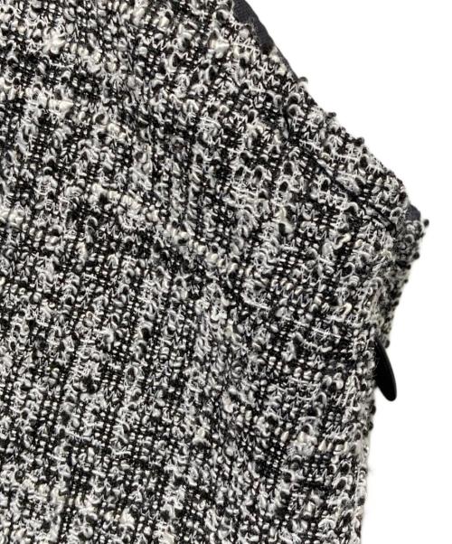 M ME EME（エムミーエメ）M me eme (エムミーエメ) Knit tweed ensemble mini onepiece ブラック サイズ:FREEの古着・服飾アイテム