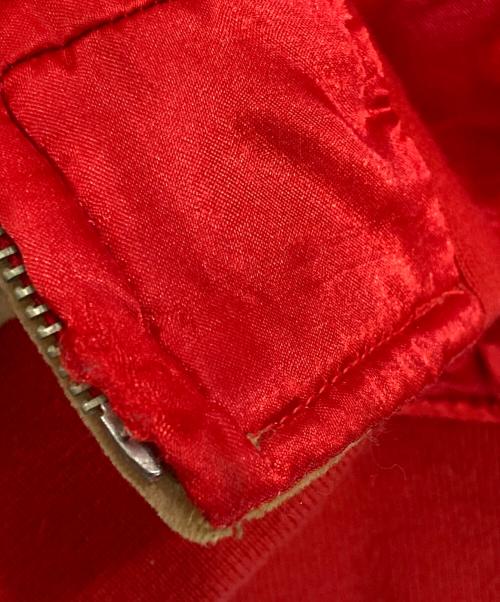 AVIREX（アヴィレックス）AVIREX (アヴィレックス) ピンナップガールリバーシブルジャケット ブラウン×レッド サイズ:Lの古着・服飾アイテム