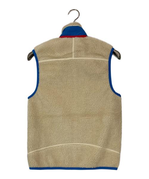 Patagonia（パタゴニア）Patagonia (パタゴニア) Classic RETRO-X VEST ベージュ×ブルー サイズ:XSの古着・服飾アイテム
