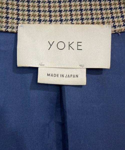 YOKE（ヨーク）YOKE (ヨーク) 3WAY BAL COLLAR SHARE COAT ブラウン サイズ:Sの古着・服飾アイテム