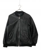 Schottショット）の古着「LEATHER BOWERY JACKET」｜ブラック