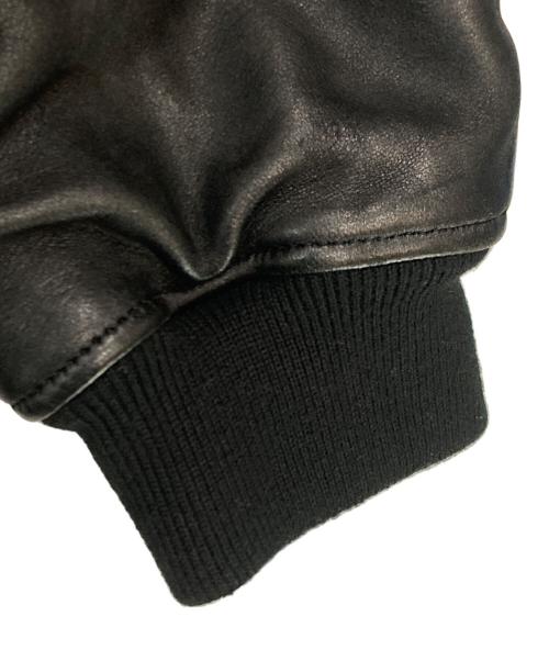 Schott（ショット）Schott (ショット) LEATHER BOWERY JACKET ブラック サイズ:Lの古着・服飾アイテム