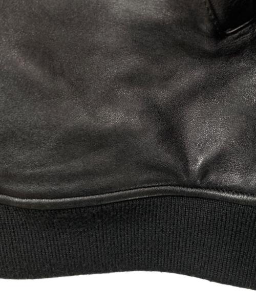 Schott（ショット）Schott (ショット) LEATHER BOWERY JACKET ブラック サイズ:Lの古着・服飾アイテム