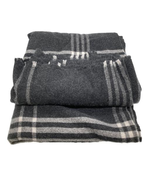 alonpi（アロンピ）alonpi (アロンピ) カシミヤ100%ストール ブラック サイズ:150×200の古着・服飾アイテム