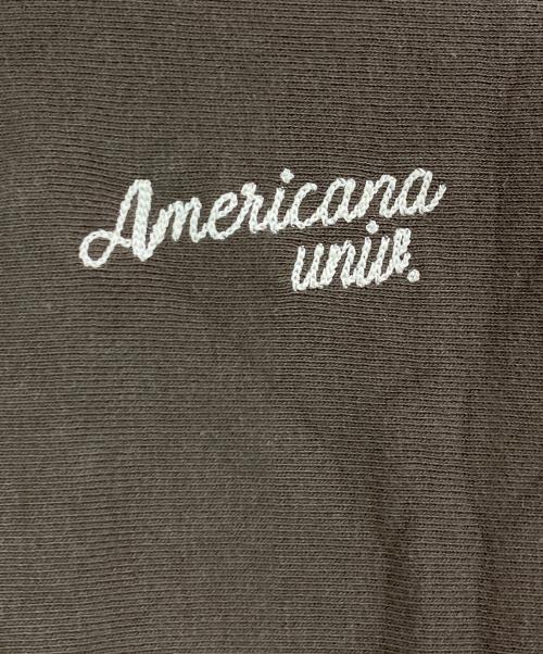L'appartement（アパルトモン）L'Appartement (アパルトモン) Americana (アメリカーナ) HALF SLEEVE SWEAT ブラウン サイズ:Free 未使用品の古着・服飾アイテム