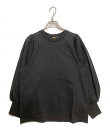 Lisiere（リジェール）の古着「Gather Long sleeve Tee」｜ブラック