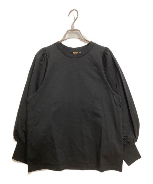 Lisiere（リジェール）Lisiere (リジェール) Gather Long sleeve Tee ブラック サイズ:999 未使用品の古着・服飾アイテム