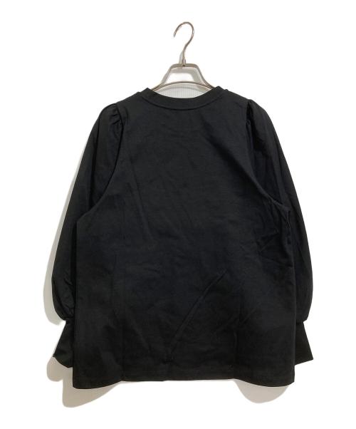 Lisiere（リジェール）Lisiere (リジェール) Gather Long sleeve Tee ブラック サイズ:999 未使用品の古着・服飾アイテム