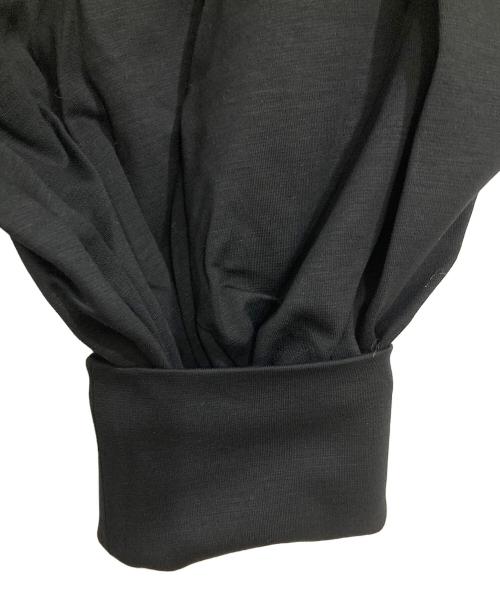 Lisiere（リジェール）Lisiere (リジェール) Gather Long sleeve Tee ブラック サイズ:999 未使用品の古着・服飾アイテム
