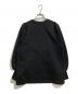 Lisiere (リジェール) Gather Long sleeve Tee ブラック サイズ:999 未使用品：9000円