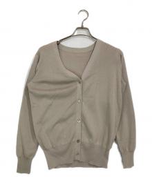 DEUXIEME CLASSE（ドゥーズィエム クラス）の古着「Silk*CTN 2Wayカーディガン」｜ベージュ