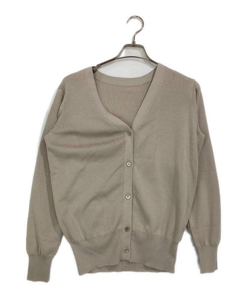DEUXIEME CLASSE（ドゥーズィエム クラス）DEUXIEME CLASSE (ドゥーズィエム クラス) Silk*CTN 2Wayカーディガン ベージュ サイズ:FREE 未使用品の古着・服飾アイテム