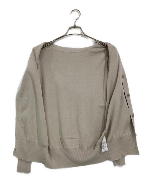 DEUXIEME CLASSE（ドゥーズィエム クラス）DEUXIEME CLASSE (ドゥーズィエム クラス) Silk*CTN 2Wayカーディガン ベージュ サイズ:FREE 未使用品の古着・服飾アイテム