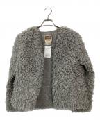 mia PERUミア ペルー）の古着「MIA / TEDDY ジャケット」｜グレー