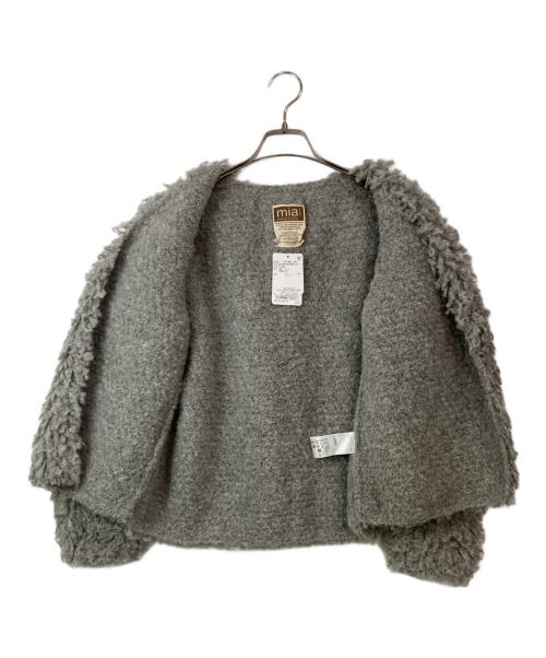 mia PERU（ミア ペルー）mia PERU (ミア ペルー) MIA / TEDDY ジャケット グレー サイズ:FREEの古着・服飾アイテム