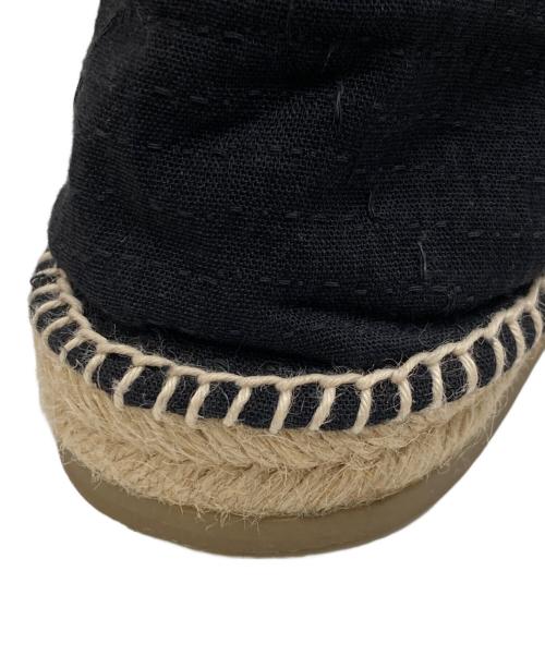 Porter Classic（ポータークラシック）Porter Classic (ポータークラシック) エスパドリーユ ブラック サイズ:26cmの古着・服飾アイテム