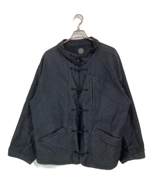 Porter Classic（ポータークラシック）Porter Classic (ポータークラシック) モールスキンチャイナジャケット ブラック サイズ:４の古着・服飾アイテム
